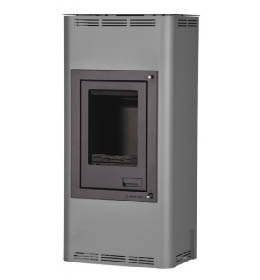 Krbová kamna HS Flamingo AQUAFLAM 7 s výměníkem - šedá, základní regulace