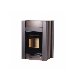 Krbová kamna HS Flamingo AQUAFLAM VARIO KALMAR 11/5kW hnědá - sametová