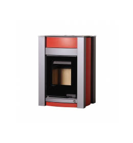 Krbová kamna HS Flamingo AQUAFLAM VARIO KALMAR 11/7kW červená