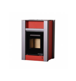 Krbová kamna HS Flamingo AQUAFLAM VARIO LEND 11/7kW červená