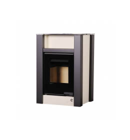 Krbová kamna HS Flamingo AQUAFLAM VARIO LEND 11/7kW krémová