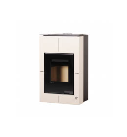 Krbová kamna HS Flamingo AQUAFLAM VARIO SAPORO 11/7kW krémová