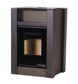 Krbová kamna HS Flamingo AQUAFLAM VARIO LEND 11kW hnědá - sametová (teplovzdušná verze)