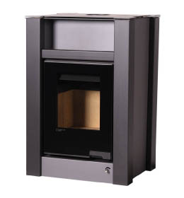 Krbová kamna HS Flamingo AQUAFLAM VARIO LEND 11kW šedá (teplovzdušná verze)