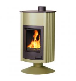 Krbová kamna HS Flamingo MASTERFLAMME Grande II, olivová