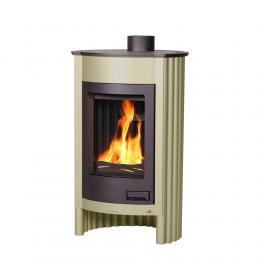 Krbová kamna HS Flamingo MASTERFLAMME Medie I, olivová