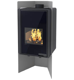 Krbová kamna HS Flamingo DELUXE PULAU, šedá