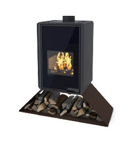 Krbová kamna HS Flamingo DELUXE SENAI, hnědá - sametová