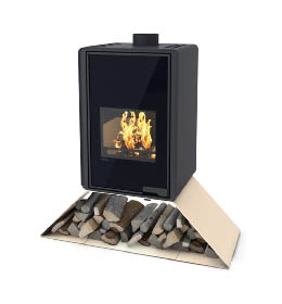 Krbová kamna HS Flamingo DELUXE SENAI, krémová