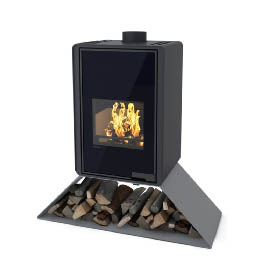 Krbová kamna HS Flamingo DELUXE SENAI, šedá