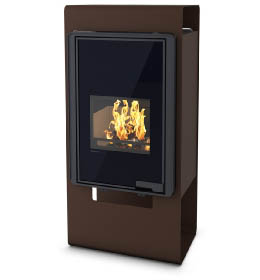 Krbová kamna HS Flamingo DELUXE SINGA, hnědá - sametová