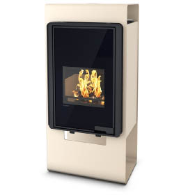 Krbová kamna HS Flamingo DELUXE SINGA, krémová