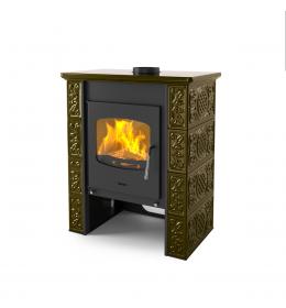 Kachlová kamna FLAMINGO BALI zelená