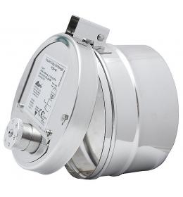 Regulátor komínového tahu kruhový-umístění do kouřovodu průměr 150 mm