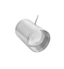 Ovládaná klapka se silikonovým těsněním zakončená čtyřhranem průměr 200 mm