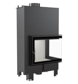 KRATKI MBZ PW 13 pravá BS - krbová vložka s výměníkem