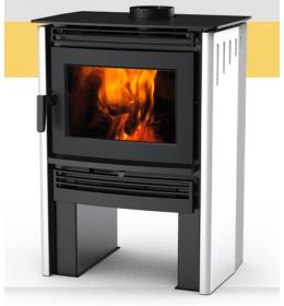 Kanadská kamna Pacific Energy NEO 2.5 bílá, smaltované plechy