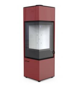 DEFRO HOME Krbová kamna QUADROOM LONG – červená