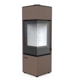 DEFRO HOME Krbová kamna QUADROOM LONG – hnědá