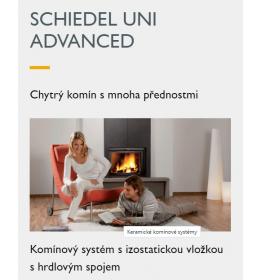 Schiedel UNI ADVANCED DN180, výška 7,33 m