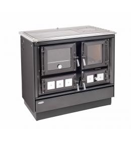 KVS Moravia VSP-9112.0682 Klaudie antracit levý, chromované doplňky, nerezový rám plotny, ocelová broušená plotna