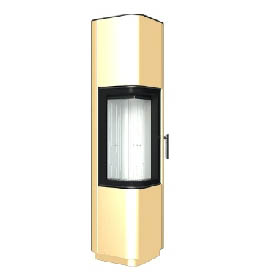 Krbová kamna Bef Aries 7 ER pearl beige