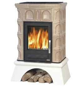 Kachlová kamna Britania K TV výměník 6,9kW