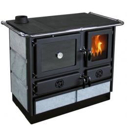 Sporák na tuhá paliva s výměníkem MBS THERMO MAGNUM PLUS sporák s TV mastek levý