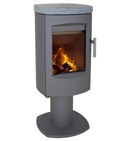 Krbová kamna HETA Scan-Line 7D natáčecí horní kámen mastek