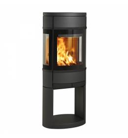 Scan 68-11 černý lak s bočním prosklením,černé lišty