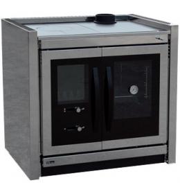 Sporák na tuhá paliva MBS SD STRONG nerez