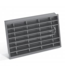 STYLE záklopový rošt s rámem 450 x 240 mm černá