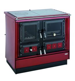 KVS Moravia VSP 9112.4382 Klaudie bordó pravý, chromované doplňky, smaltovaný bordo rám plotny, ocelová broušená plotna