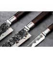 FORGED Sebra - 3-dílná sada nožů: kuchařský nůž, japonský nůž na zeleninu, univerzální nůž